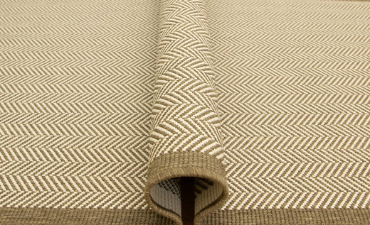 Dwustronny Sznurkowy Chodnik Brussels 205681/10210 Coffee Krem Beż szerokość 120 cm