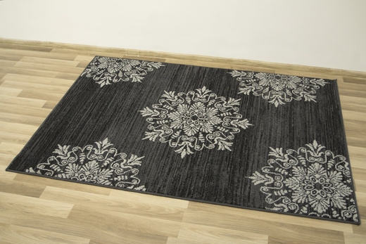 Dywan Aladin 513667/56922 d.grey Ornament Ciemny Szary