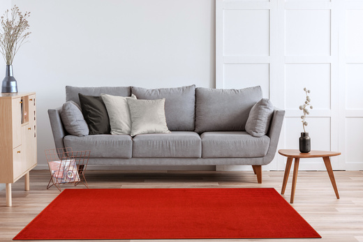 Dywan Carousel 22 NSF Guma Czerwony Antypoślizgowy