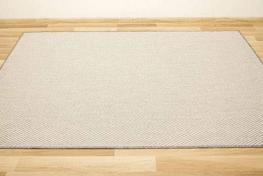 Dywan Dwustronny Sznurkowy Brussels 205150/10010 Silver Kratka Szary Krem Outdoor