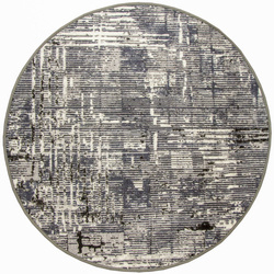 Antypoślizgowy Okrągły Dywan Astral 19 Szary Beton