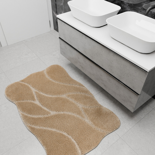 Dywanik Łazienkowy Antypoślizgowy Honey Beige Beż