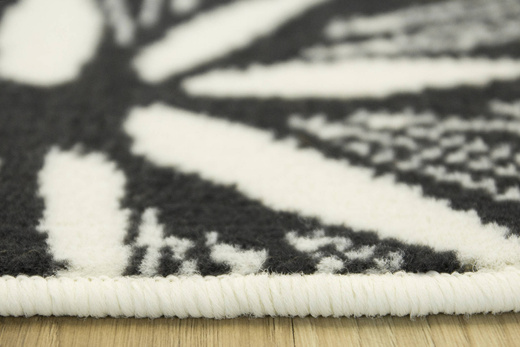 Okrągły Dywan Luna 501619/89935 crem/mu Krem Miodowy Kwiaty