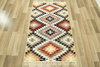 Dwustronny Dywanik Chodniczek Kilim Gold Aztecki Etno Romby 