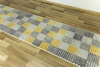 Chodnik luna 503568/89935 patchwork mustard szerokość 80 cm