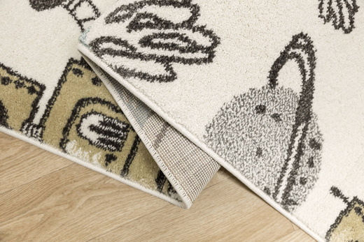 Dywan Lima G931A cream/d.grey Pastelowy Krem Turkus Roboty