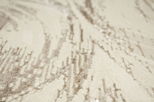 Lśniący Dywan Allora Plus F693A cream/beige Beż Krem Tynk