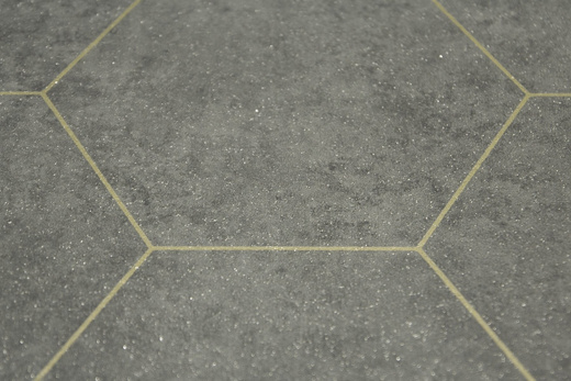 Wykładzina PCV Planet Treviso 597 Szary Złoty szerokość 2 m