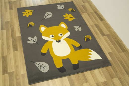 Dywan Kids 534431/89915 grey/mustard Lisek