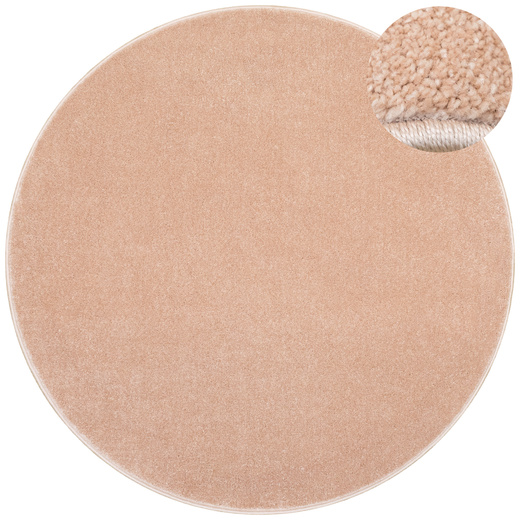 Okrągły Dywan Lima 2081A rose/rose Różowy