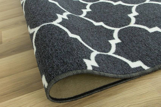 Dywan Clover 29 ciemny szary koniczyna marokańska