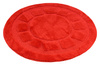 Dywanik Okrągły Łazienkowy Antypoślizgowy Ocean Czerwony